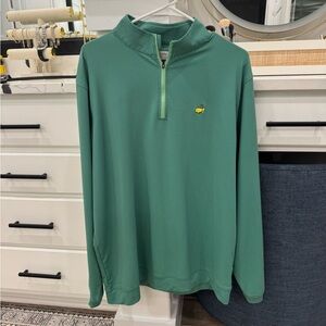 Men’s Peter Millar Masters Quarter Zip Pullover Size XL